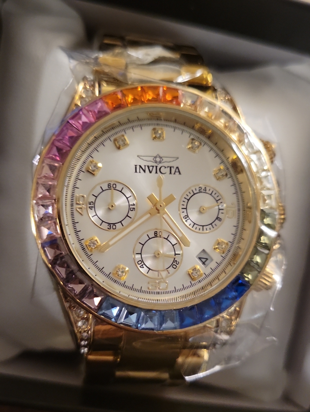 INVICTA ANGEL CHRONOGRAPH WATCH NIB